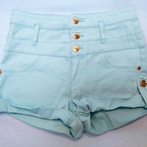🌸 Light Sage/Turqoise Shorts